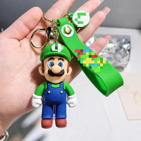 HKM-078675 3D Cartoon Doll Pendant Keychain for Car and Backpack Decorations