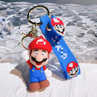 HKM-078675 3D Cartoon Doll Pendant Keychain for Car and Backpack Decorations