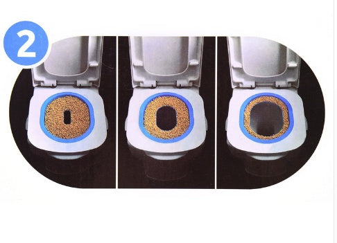 HKM-078675 Cat Toilet Training System with Removable Trays and Convenient Lighting
