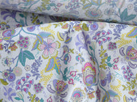 HKM-078675 Long Cotton Printed Fabric - Digital Floral Design for Women's Summer Clothing