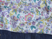 HKM-078675 Long Cotton Printed Fabric - Digital Floral Design for Women's Summer Clothing