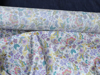 HKM-078675 Long Cotton Printed Fabric - Digital Floral Design for Women's Summer Clothing