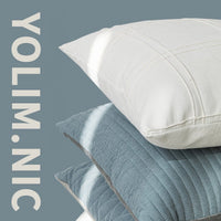 HKM-079123 Modern Geometric Throw Pillow - Square Cushion Cover with Imitation Silk Cotton Filling