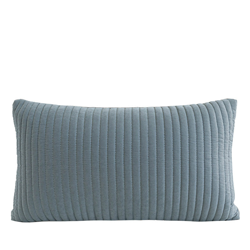 HKM-079123 Modern Geometric Throw Pillow - Square Cushion Cover with Imitation Silk Cotton Filling