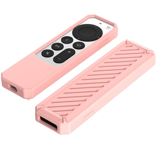 HKM-079251 Silicone Remote Control Cover for Apple TV 2021 - Anti-Fall, Dust-Proof, Solid Color Options