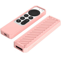 HKM-079251 Silicone Remote Control Cover for Apple TV 2021 - Anti-Fall, Dust-Proof, Solid Color Options