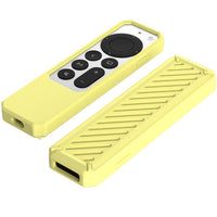 HKM-079251 Silicone Remote Control Cover for Apple TV 2021 - Anti-Fall, Dust-Proof, Solid Color Options
