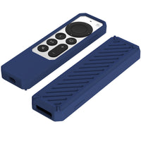 HKM-079251 Silicone Remote Control Cover for Apple TV 2021 - Anti-Fall, Dust-Proof, Solid Color Options