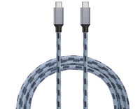 HKM-079379 TYPE-C Fast PD Braided Data Cable - 1 Meter Length, Single Head, Compatible with USB3.1 Devices