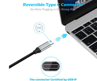 HKM-079379 TYPE-C Fast PD Braided Data Cable - 1 Meter Length, Single Head, Compatible with USB3.1 Devices