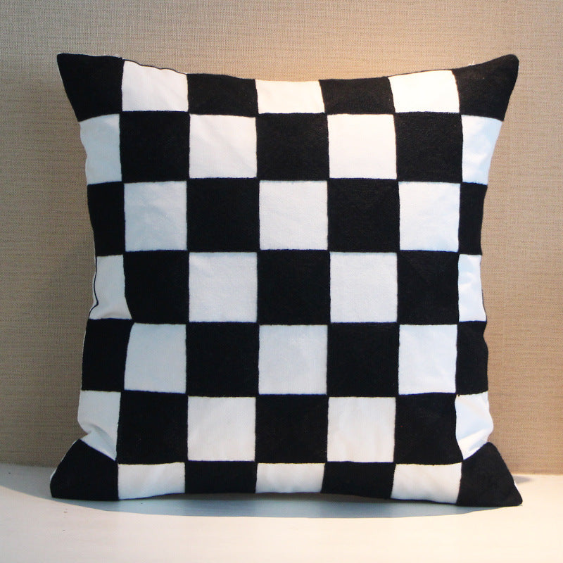 HKM-079379 Velvet Digital Print Pillowcase with Invisible Zipper - 45cm x 45cm