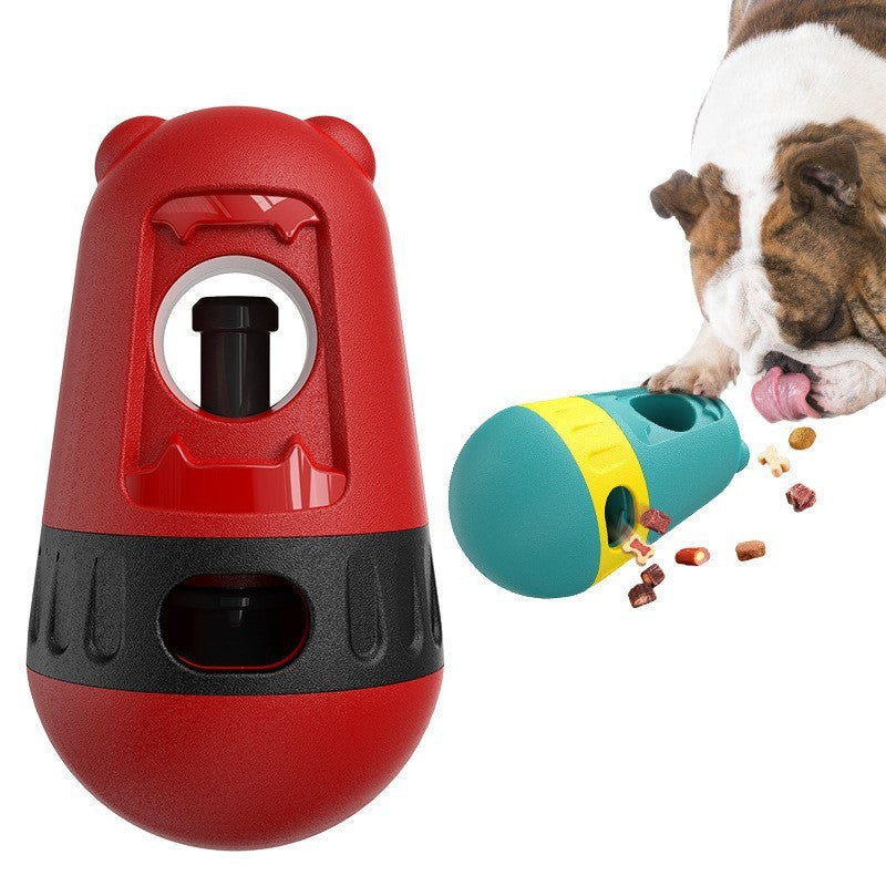 HKM-079443 New Slow Food Dropping Ball Snack Stick Holder Dog Toy