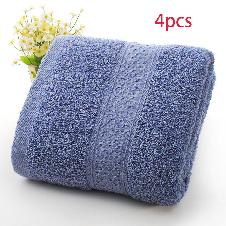 HKM-079571 Thick Cotton Bath and Beach Towel - Soft and Absorbent Design