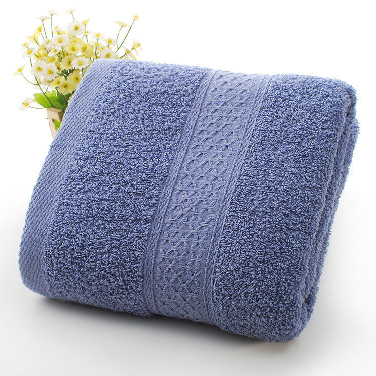 HKM-079571 Thick Cotton Bath and Beach Towel - Soft and Absorbent Design