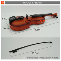 HKM-079635 Electronic Plastic Violin Toy for Kids – Educational Musical Instrument, Battery Operated, Ages 2-7