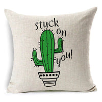 HKM-079827 Nordic Style Black and White Letter Pillowcase - Soft Short Plush Cushion Cover 45x45cm