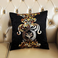 HKM-079955 Flannel European Style Cushion Cover 45x45cm