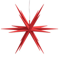 HKM-079955 Foldable LED Christmas Star Light - Waterproof & Timer Function, Warm White Glow, 43 cm