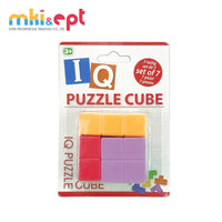 HKM-079955 Kids 3x3 Plastic Puzzle Cube Educational Toy, 5x5 cm, Cartoon Style, for Ages 2-4