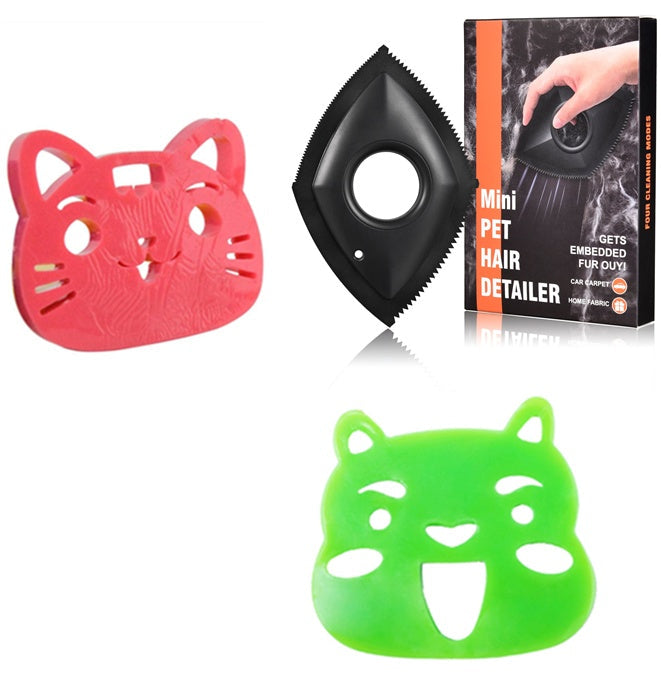 HKM-080083 Pet Hair Remover Lint Catcher for Laundry - Reusable Soft Rubber Laundry Washer Accessory