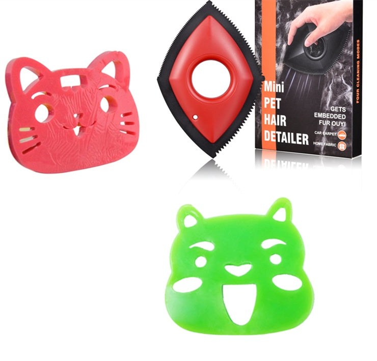 HKM-080083 Pet Hair Remover Lint Catcher for Laundry - Reusable Soft Rubber Laundry Washer Accessory