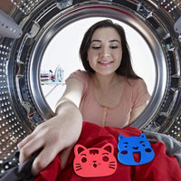 HKM-080083 Pet Hair Remover Lint Catcher for Laundry - Reusable Soft Rubber Laundry Washer Accessory