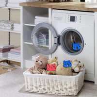 HKM-080083 Pet Hair Remover Lint Catcher for Laundry - Reusable Soft Rubber Laundry Washer Accessory
