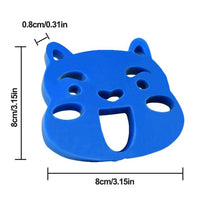 HKM-080083 Pet Hair Remover Lint Catcher for Laundry - Reusable Soft Rubber Laundry Washer Accessory