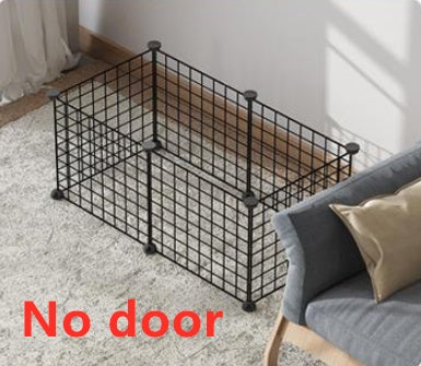 HKM-080147 DIY Assembling Indoor Pet Wire Fence for Cats and Small Dogs - Multiple Size Options Available