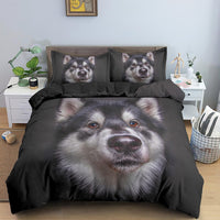 HKM-080147 Dachshund Cartoon Anime Three-Piece Bedding Set in Various Sizes