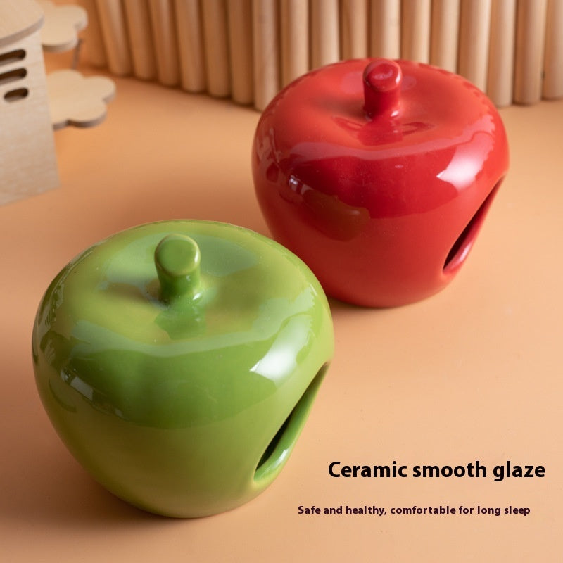 HKM-080275 Ceramic Hamster Nest Shelter for All Seasons - Available in Red and Green