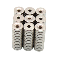 HKM-080339 Neodymium Iron Boron Circular Sinking Hole Magnet, 15x3 Sizes Available