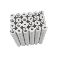 HKM-080339 Neodymium Iron Boron Circular Sinking Hole Magnet, 15x3 Sizes Available