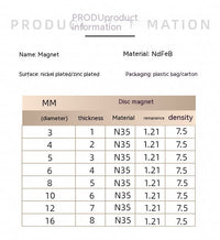 HKM-080339 Neodymium Iron Boron Circular Sinking Hole Magnet, 15x3 Sizes Available