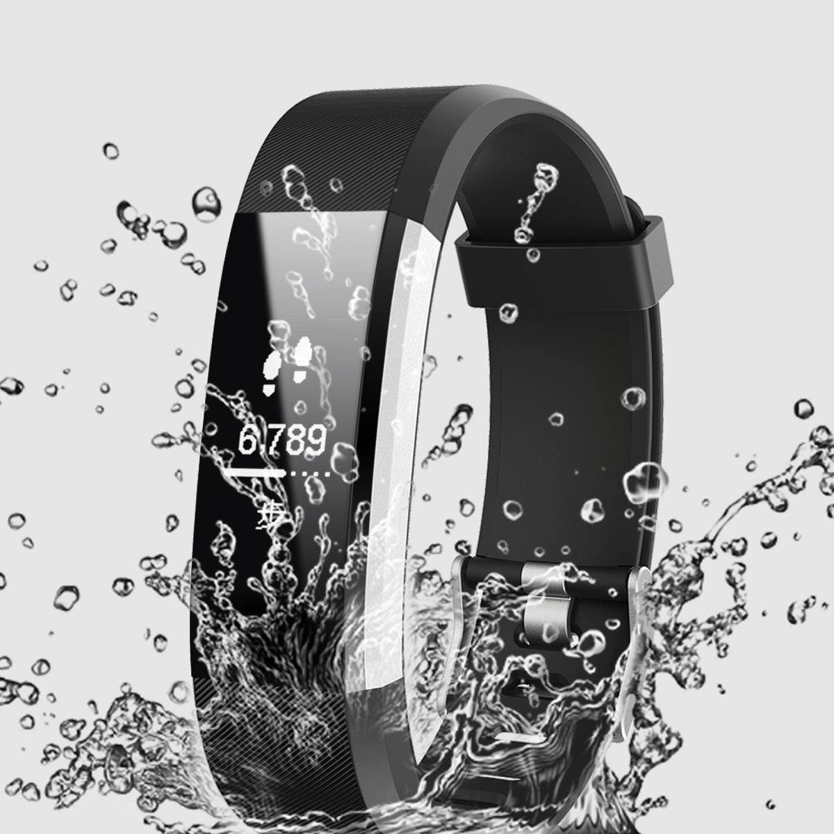 HKM-080659 Multi-Function Fitness Tracker Bracelet with Remote Control and Health Monitoring Features