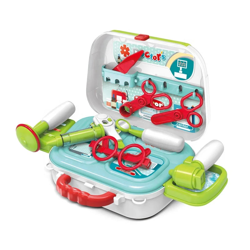 KTX-080979 Educational Doctor Pretend Play Toy Medical Kit for Kids Ages 2-7
