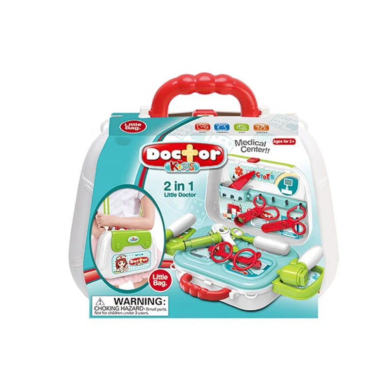 KTX-080979 Educational Doctor Pretend Play Toy Medical Kit for Kids Ages 2-7