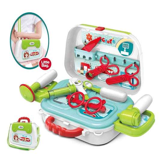 KTX-080979 Educational Doctor Pretend Play Toy Medical Kit for Kids Ages 2-7