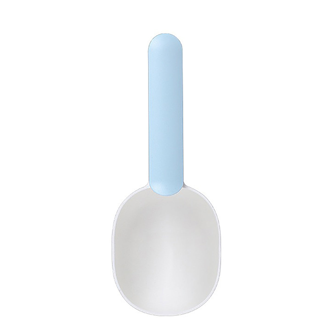 HKM-080979 Ergonomic Pet Food Scoop with Long Handle and Sealing Clip for Dogs and Cats - 1 Cup Measuring Cup