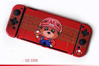 HKM-081171 Nintendo Switch OLED Hard Shell Case with Analog Caps - Anti-Scratch, Waterproof, and Fingerprint Resistant