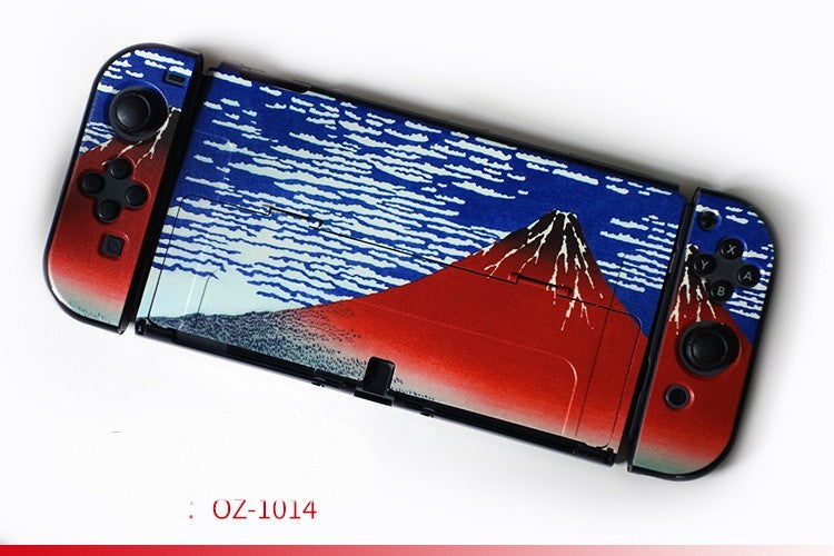 HKM-081171 Nintendo Switch OLED Hard Shell Case with Analog Caps - Anti-Scratch, Waterproof, and Fingerprint Resistant