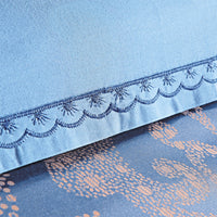 HKM-081299 Cotton Satin 4-Piece Quilt Cover Set for 1.5m Wide Bed – Includes Quilt 200x230 cm