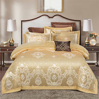 HKM-081299 Cotton Satin 4-Piece Quilt Cover Set for 1.5m Wide Bed – Includes Quilt 200x230 cm