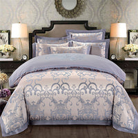 HKM-081299 Cotton Satin 4-Piece Quilt Cover Set for 1.5m Wide Bed – Includes Quilt 200x230 cm
