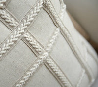 HKM-081427 Geometric Pattern Cushion Cover in Blended Fabric - 50x50cm, American Style