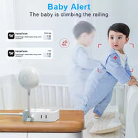 HKM-081491 Smart 2K Ultra HD Lollipop Camera with Mobile App Control for Baby and Pet Monitoring