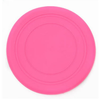 HKM-081619 Colorful Silicone Pet Throwing Toy - Six Bright Options, 18cm Diameter