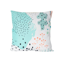 HKM-081683 Geometric Pattern Polyester Peachskin Pillowcase - Creative Nordic Style Cover in Various Colors