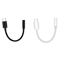 HKM-081683 Type-C to 3.5mm Headphone Audio Adapter Cable - 10cm High-Purity Copper Connection