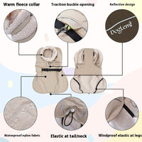 HKM-081939 Warm Cotton-Padded Pet Clothes for Autumn and Winter – Casual Style for All Sizes